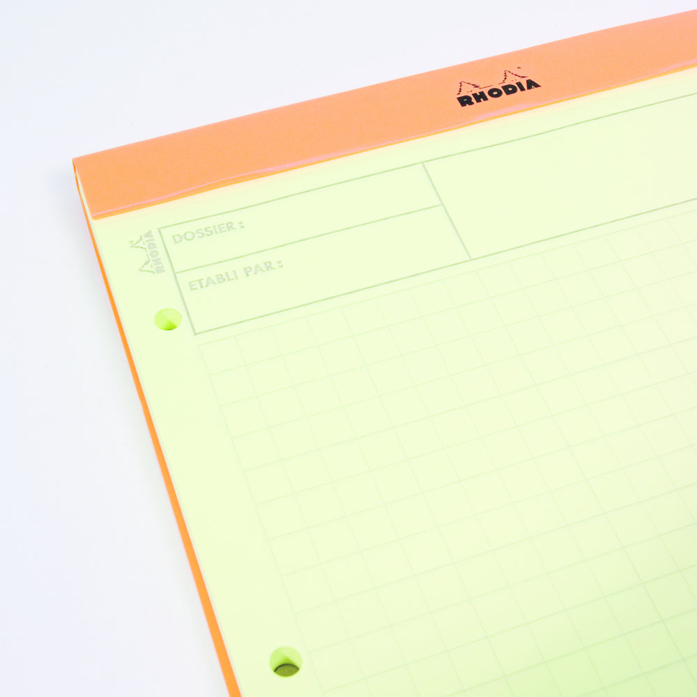 Rhodia Audit Head Stapled Yellow Pad No.119 A4+