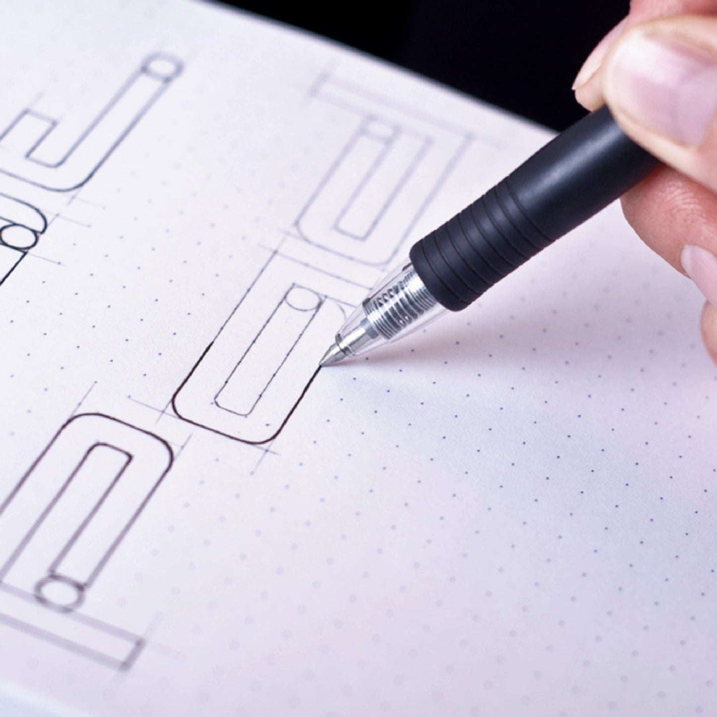 Rhodia Head Stapled Pad No.19 A4+, Dot Pad
