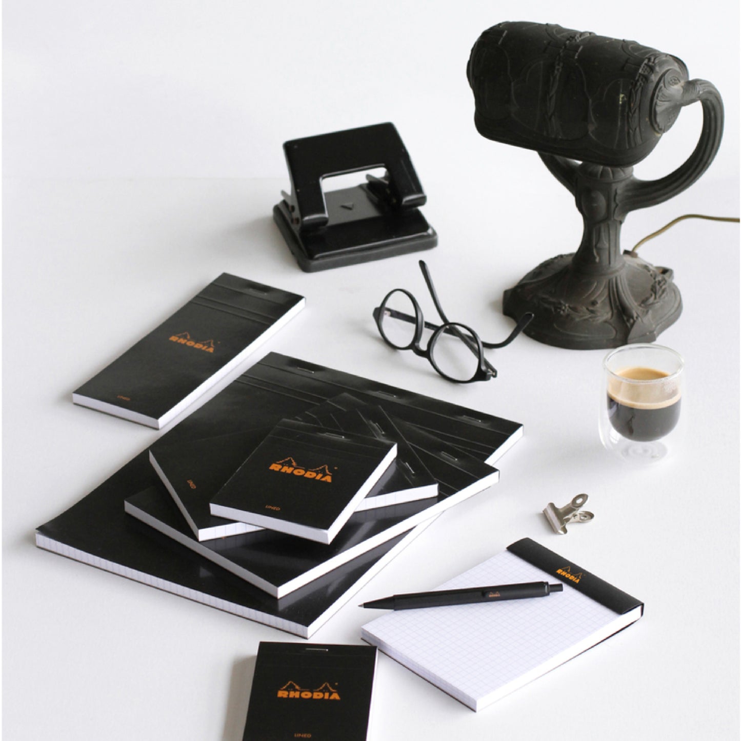 Rhodia Head Stapled Pad No.18 A4, Blank
