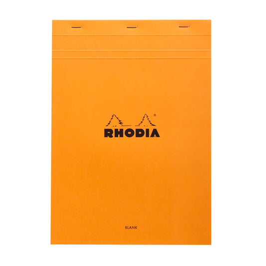 Rhodia Head Stapled Pad No.18 A4, Blank
