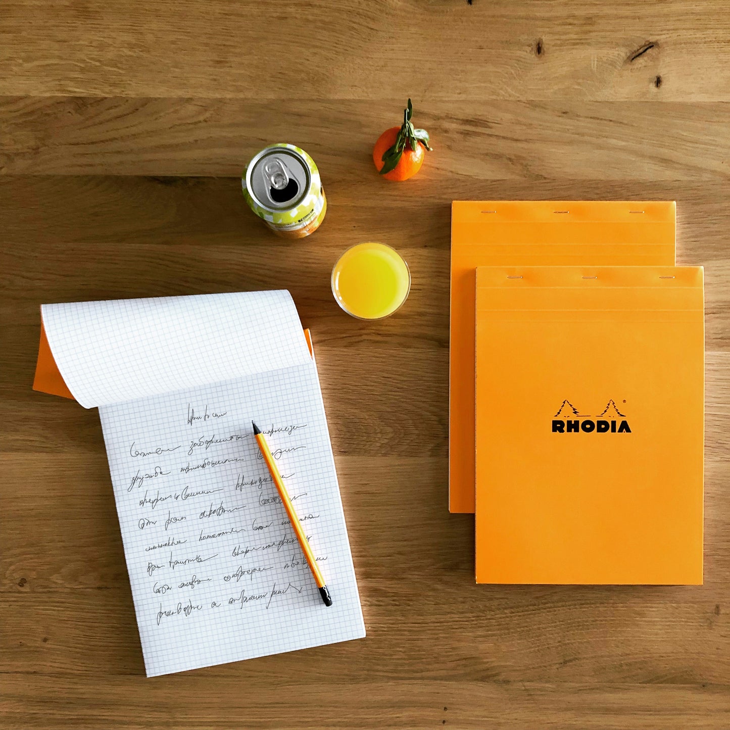Rhodia Head Stapled Pad No.18 A4, Squared