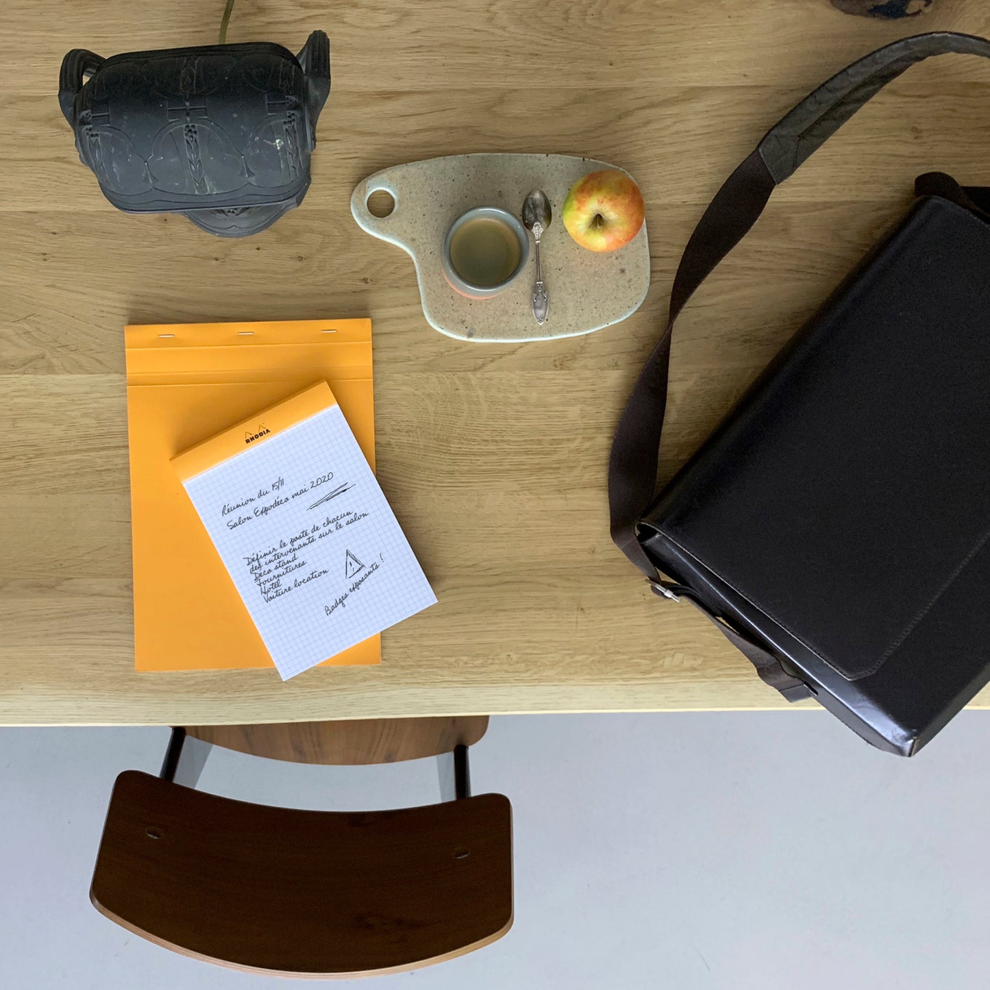 Rhodia Head Stapled Pad No.18 A4, Squared