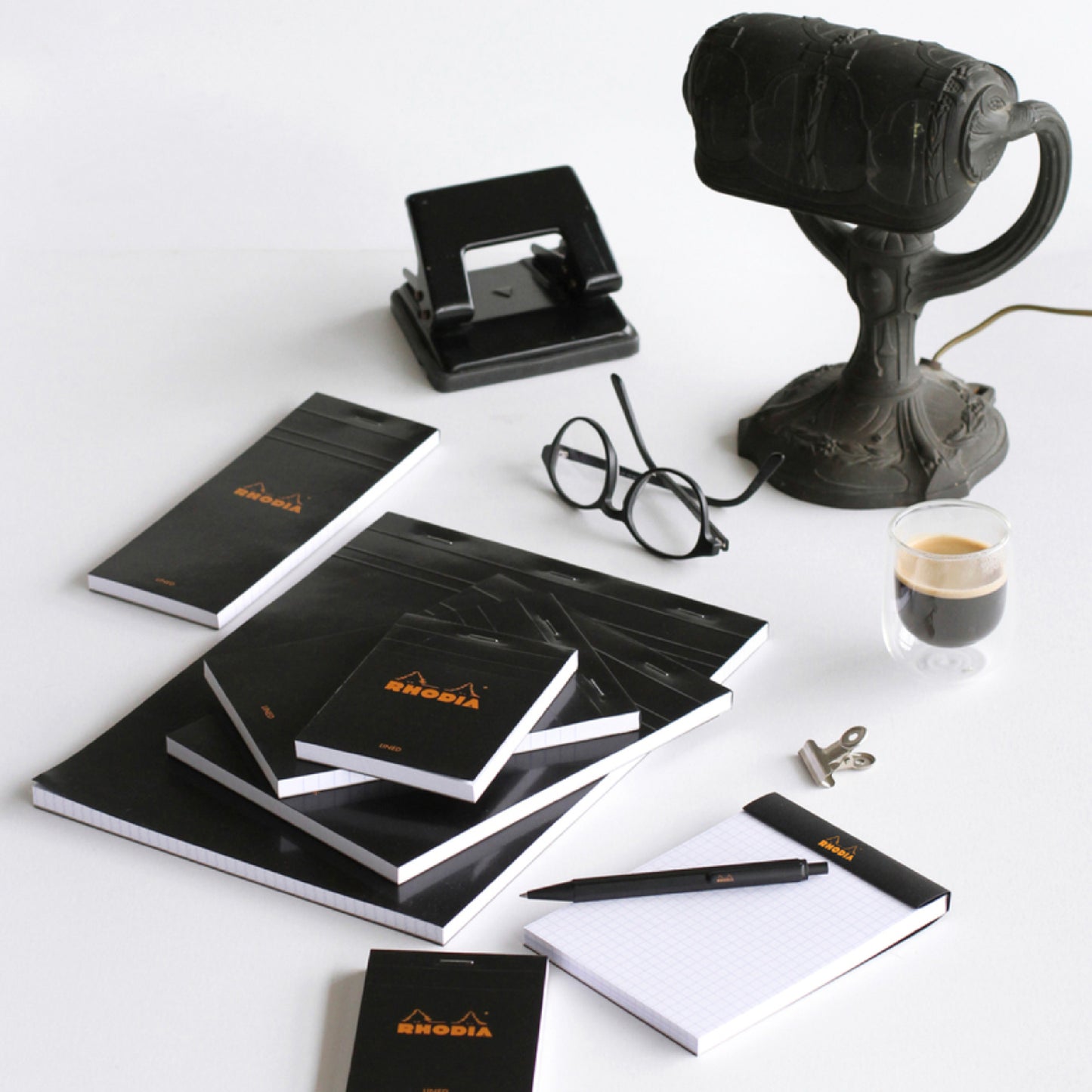 Rhodia Head Stapled Pad No.19 A4+, Blank