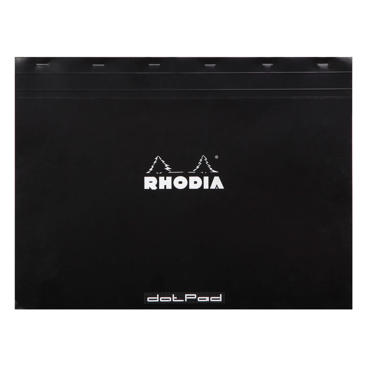 Rhodia Head Stapled Pad No.38 A3+ Black, Dot Pad