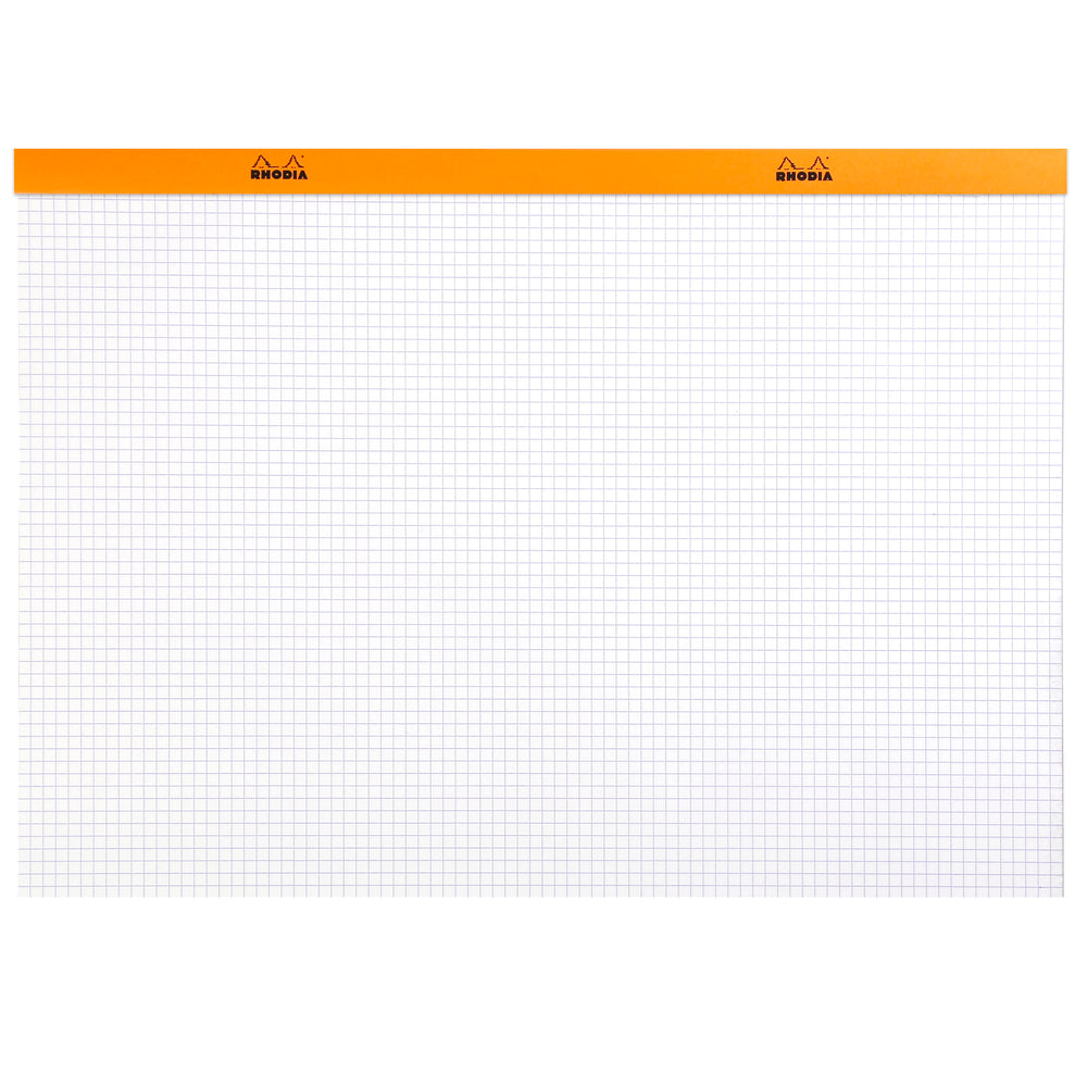 Rhodia Head Stapled Pad No.38 A3+ Orange, Squared