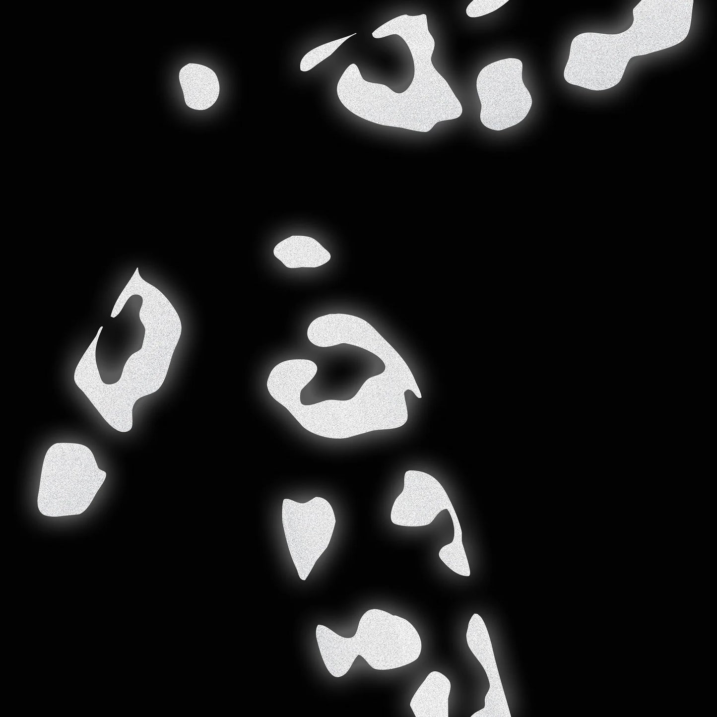 Bookman Urban Visibility Reflective Leopard Print Stickers, Black