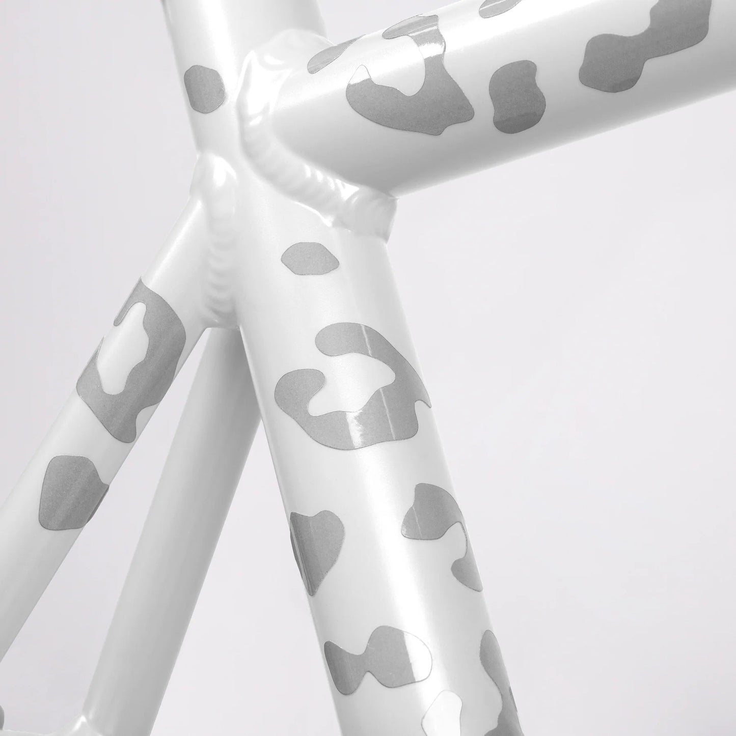 Bookman Urban Visibility Reflective Leopard Print Stickers, White