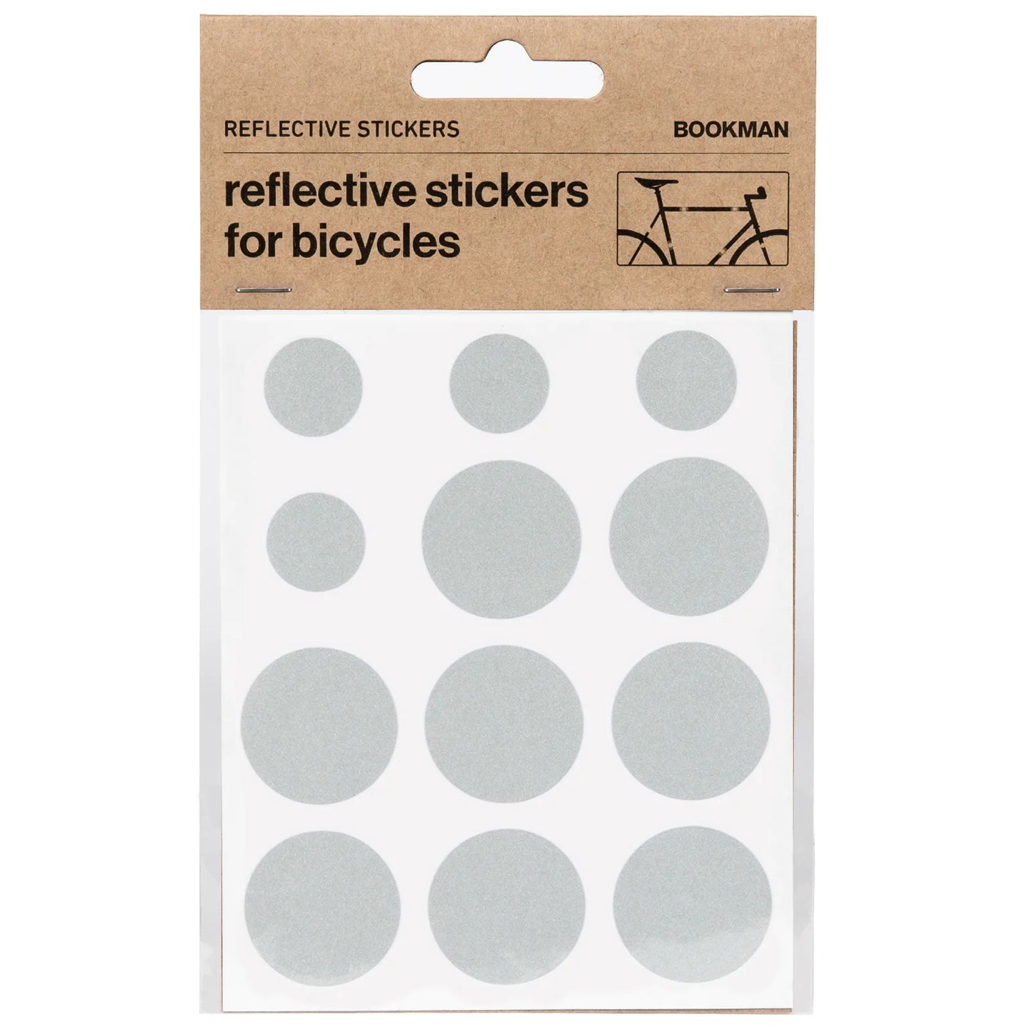 Bookman Urban Visibility Reflective Dots Stickers, White
