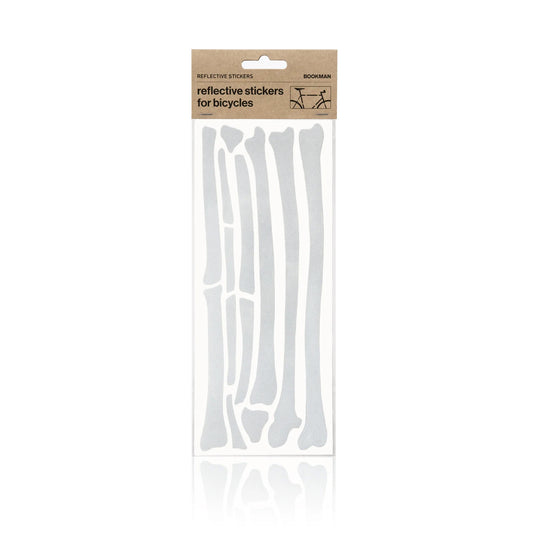 Bookman Urban Visibility Reflective Bone Stickers, White