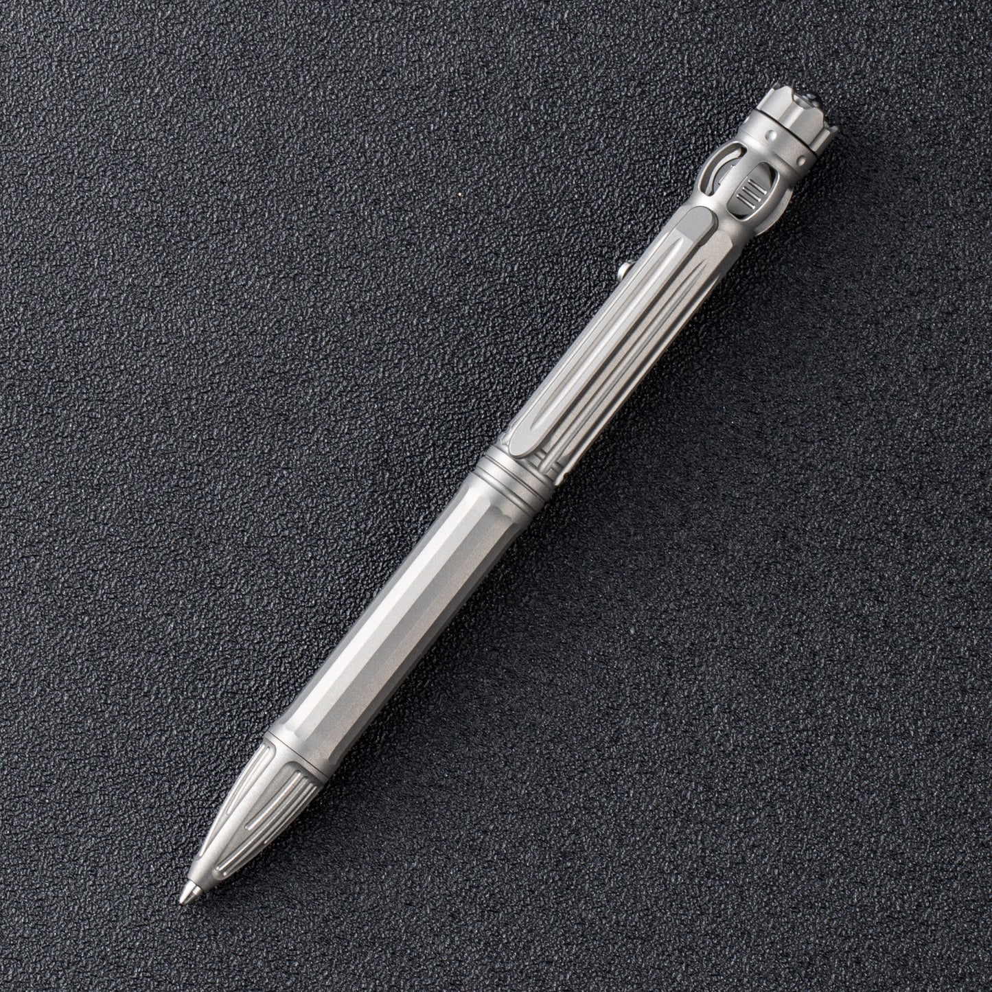 WEKNIFE Baculus Tactical Pen, Plain Titanium