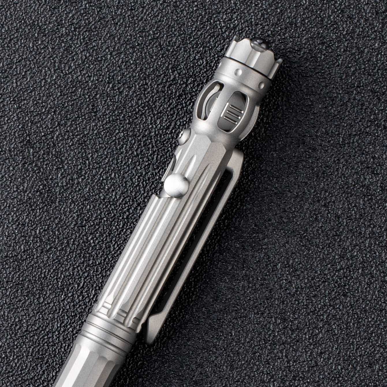 WEKNIFE Baculus Tactical Pen, Plain Titanium