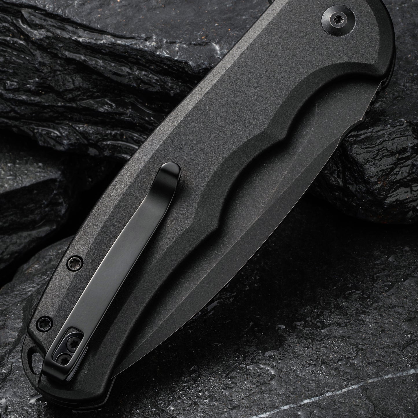 Civivi Button Lock Praxis Knife, Black