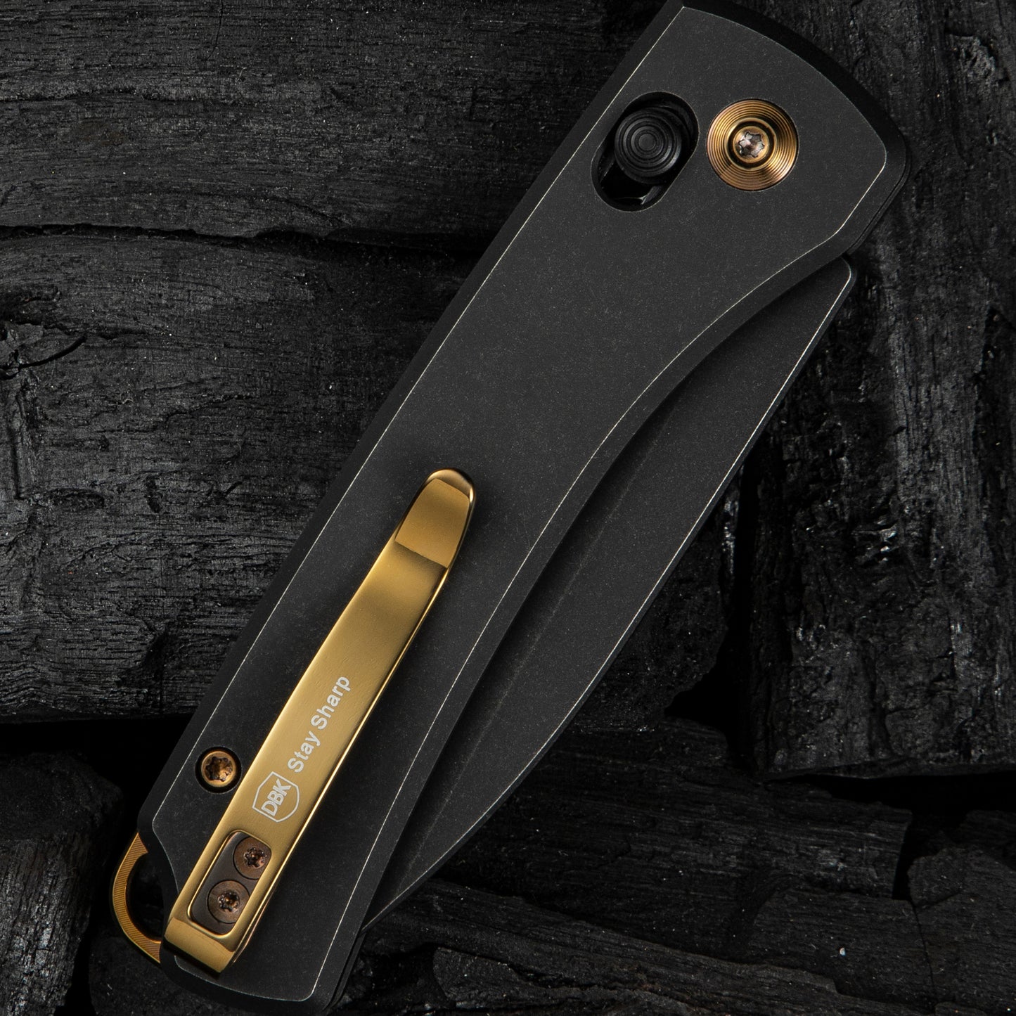 WEKNIFE Nightblade, Black Titanium / Black Stonewashed
