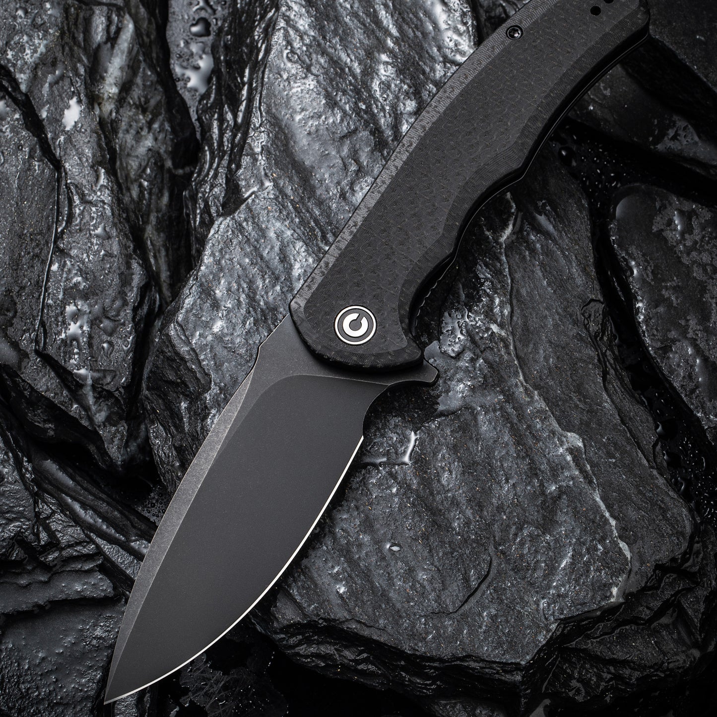 Civivi Praxis Coarse Micarta Handle, Black