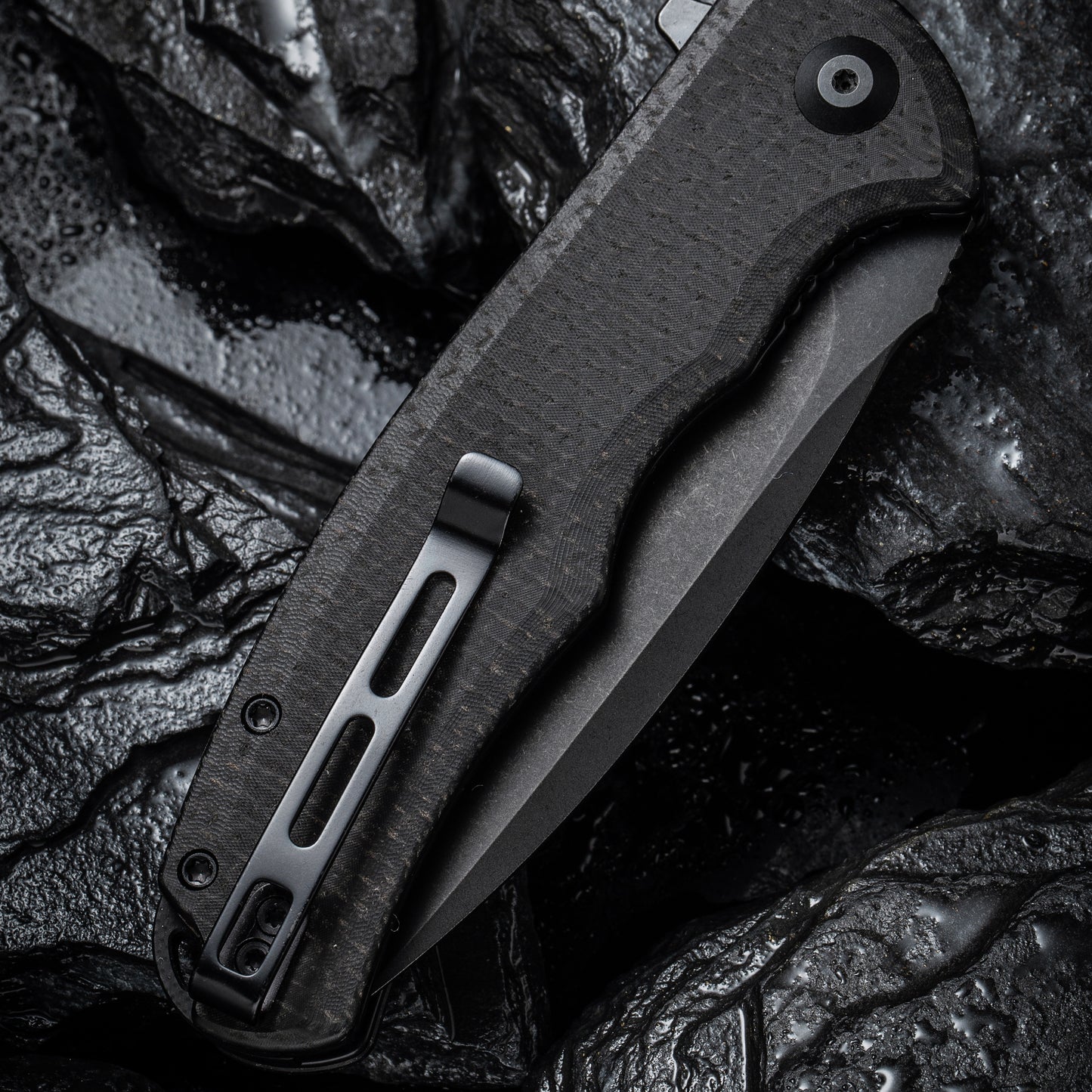 Civivi Praxis Coarse Micarta Handle, Black