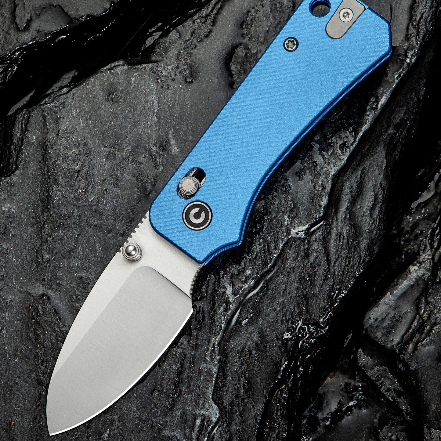 Civivi Baby Banter 2, Blue Aluminum/Satin Finished