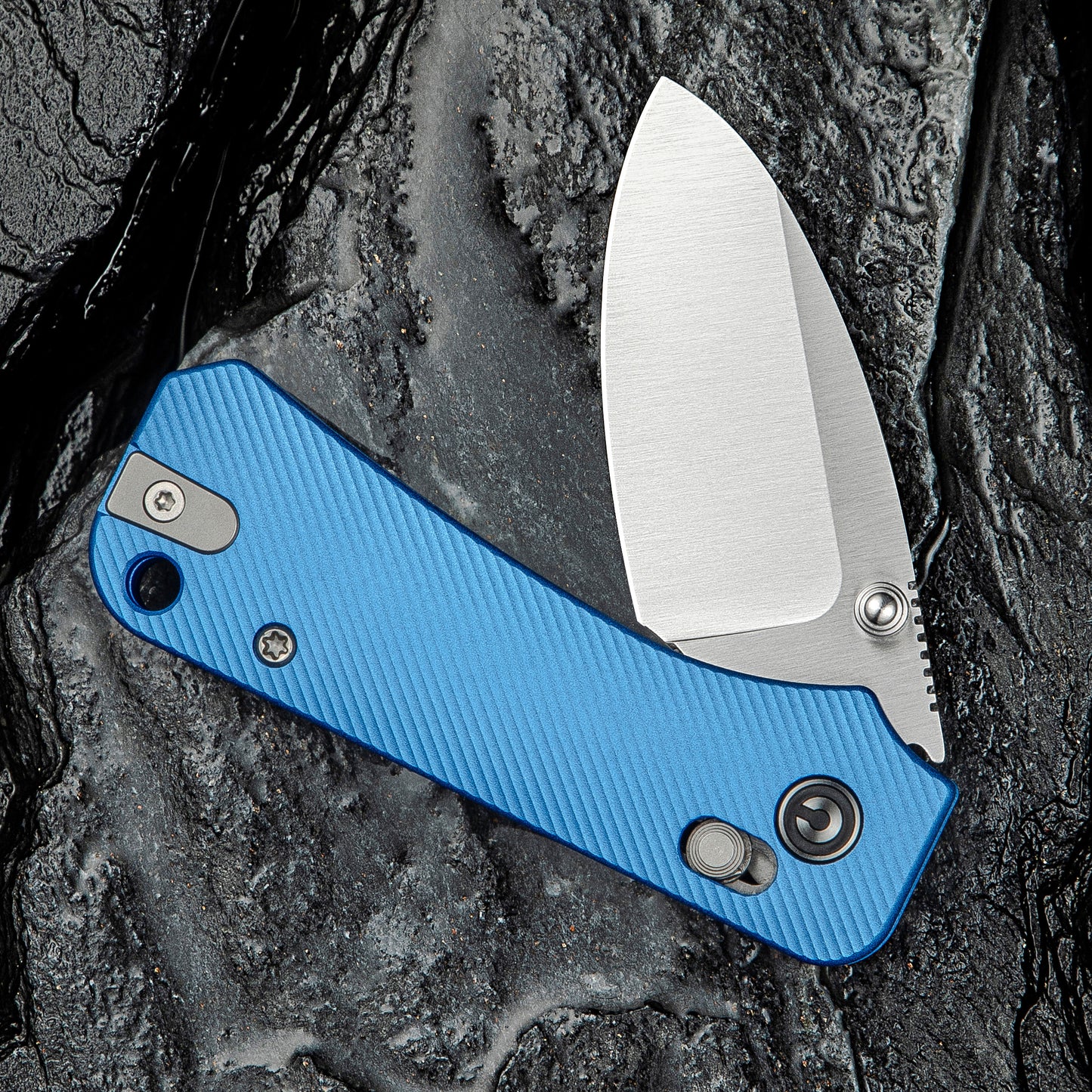 Civivi Baby Banter 2, Blue Aluminum/Satin Finished