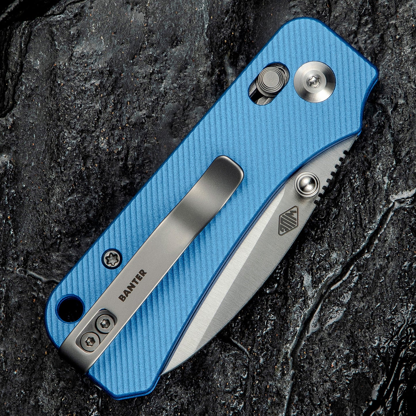Civivi Baby Banter 2, Blue Aluminum/Satin Finished