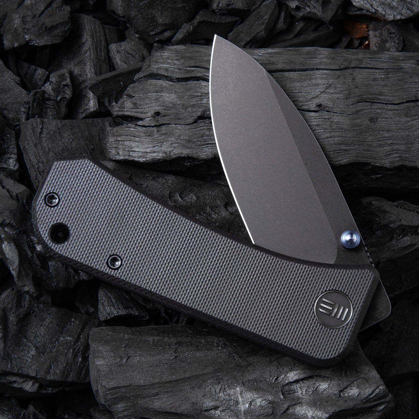 WEKNIFE Banter Thumb Stud, Black G10