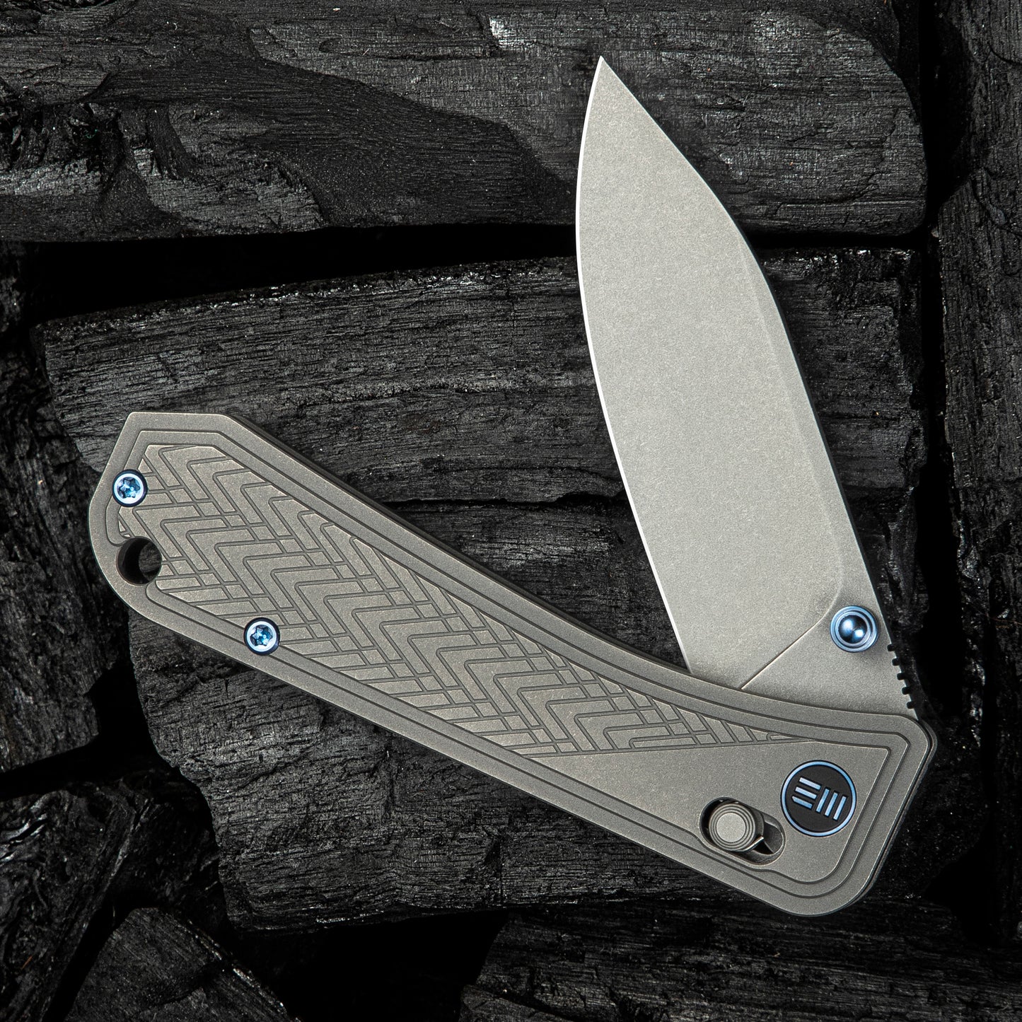 WEKNIFE Bougie Banter, Upscale Art Deco Gray Titanium / Gray Stonewashed