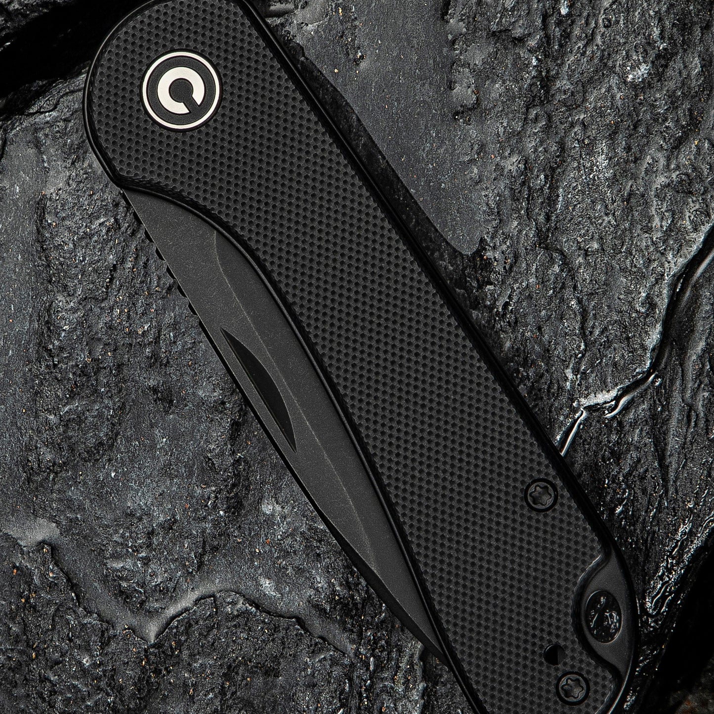 Civivi Elementum Slip Joint, Black G10 / Black Stonewashed