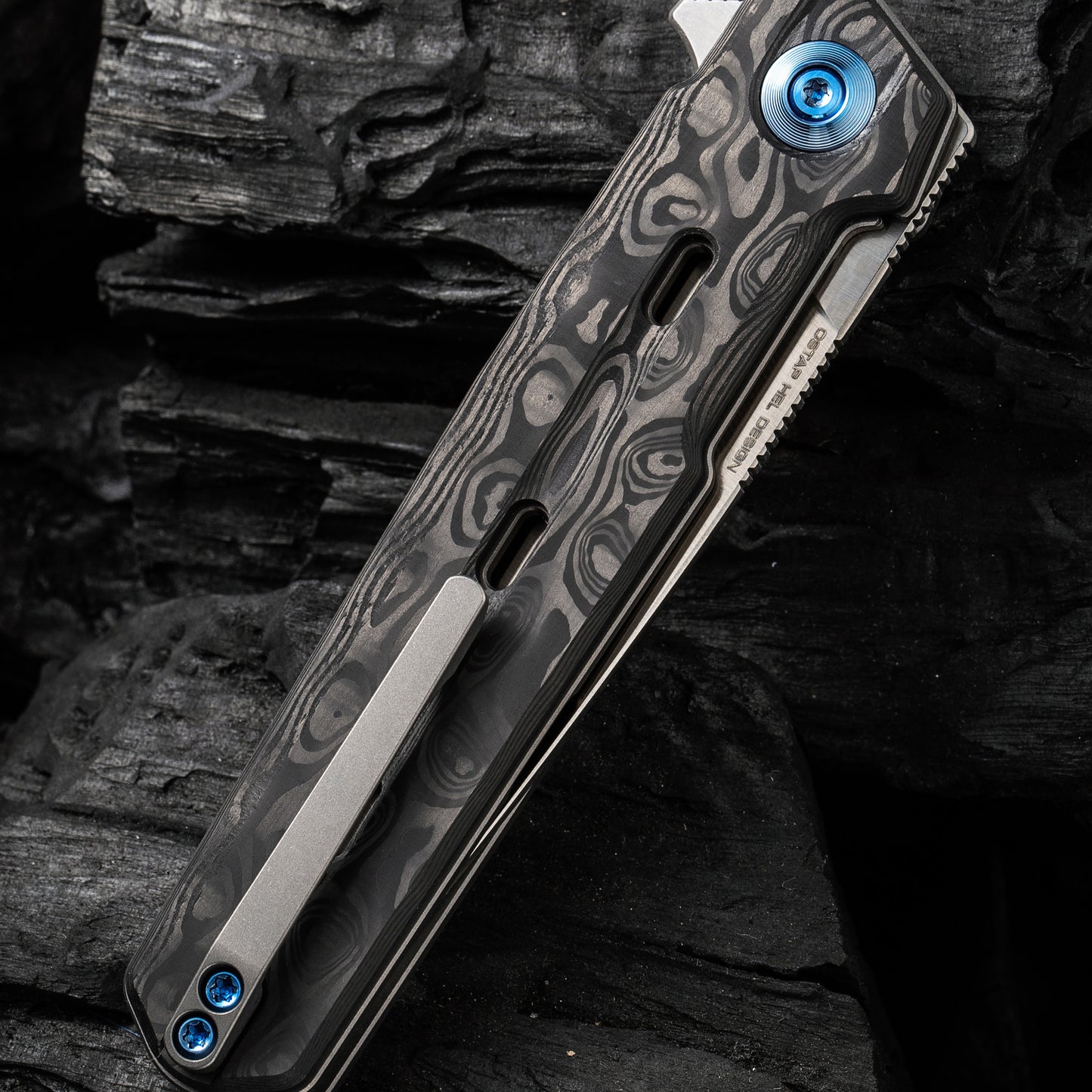 WEKNIFE Navo, Rose Carbon Fiber