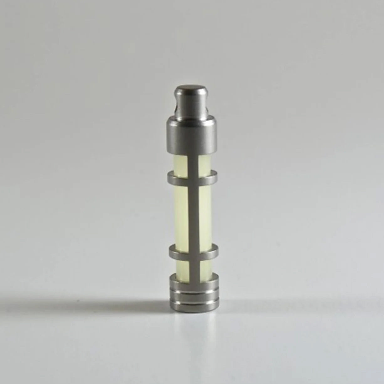 TEC-Accessoires TEC-S3 Stainless Steel Embrite™ Glow Fob, Bead Blasted Stainless Steel