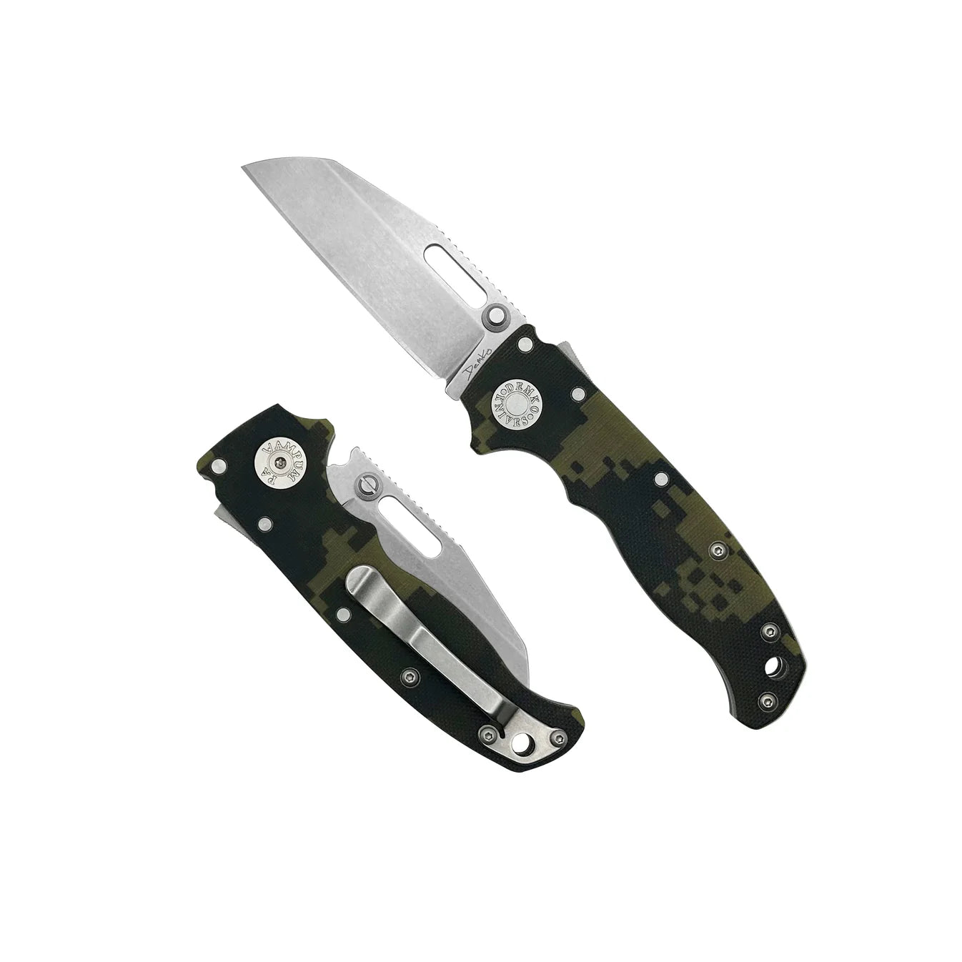 Demko Knives AD20.5 - S35VN - Digi Camo G10, Shark Foot