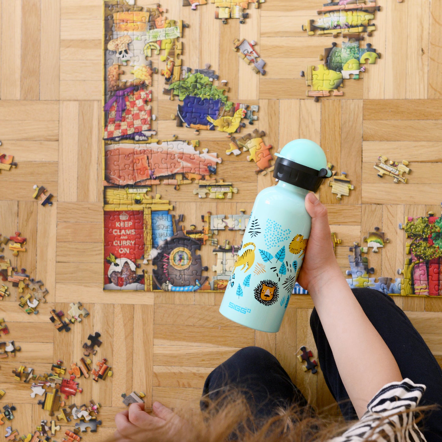 SIGG Kids Water Bottle 0.4L, Jungle TZZ