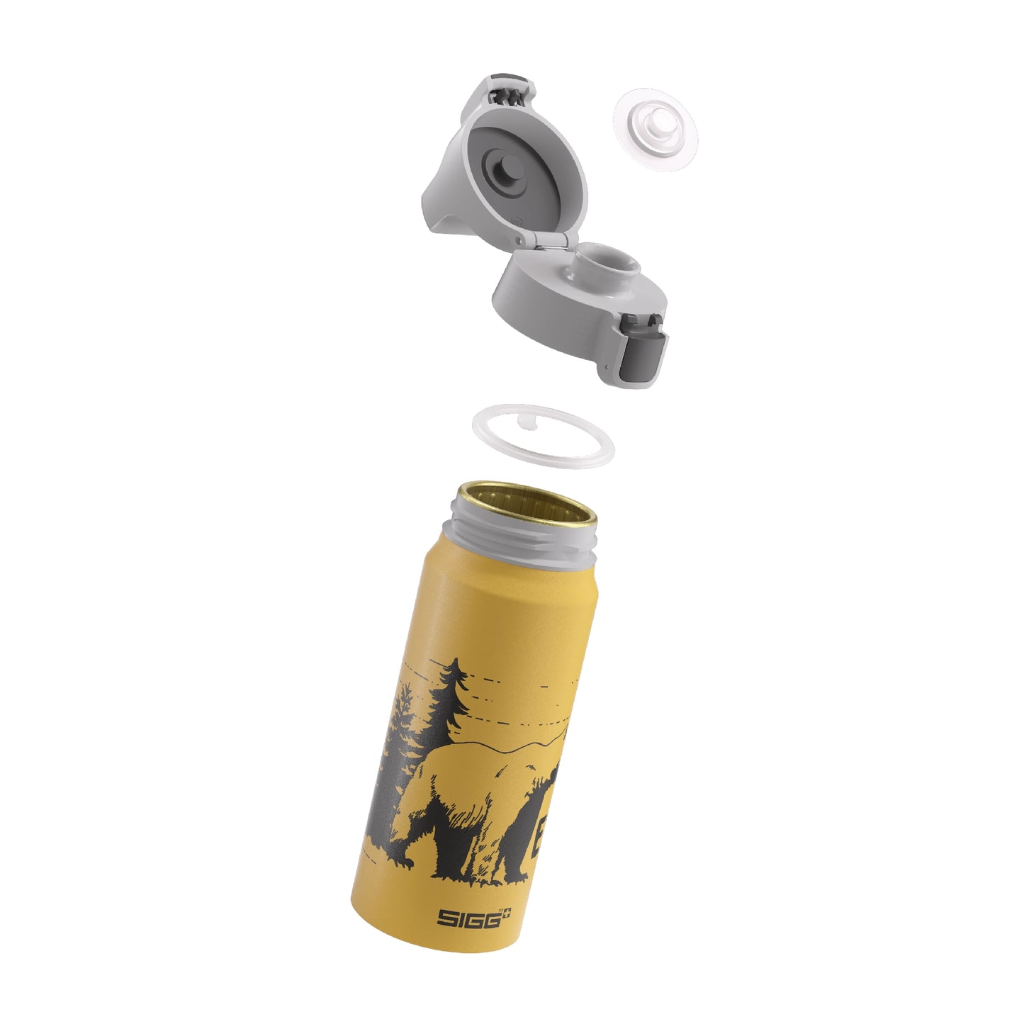 SIGG Kids Water Bottle WMB ONE 0.6L, Brave Bear