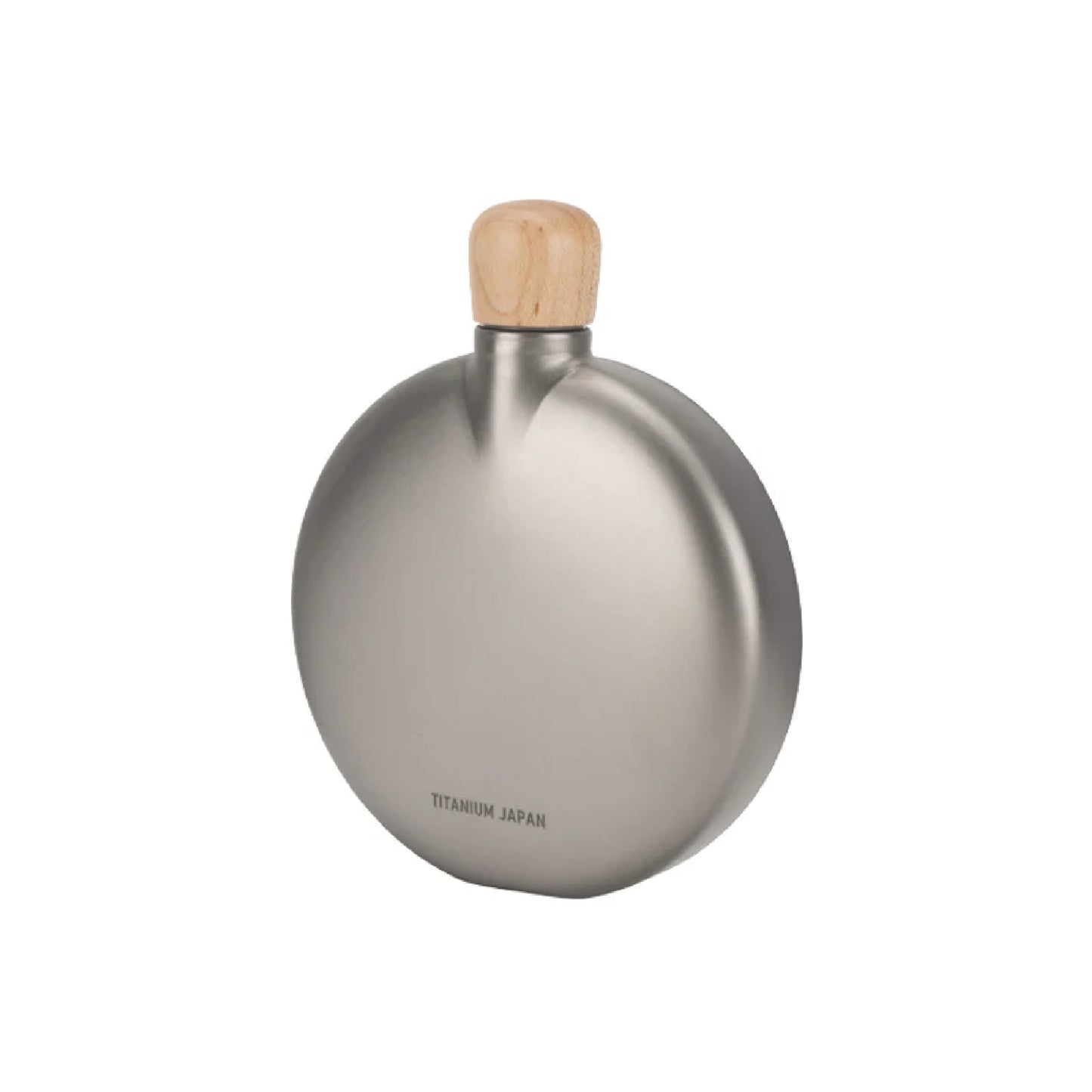 Snow Peak Round Titanium Flask, 150 ml