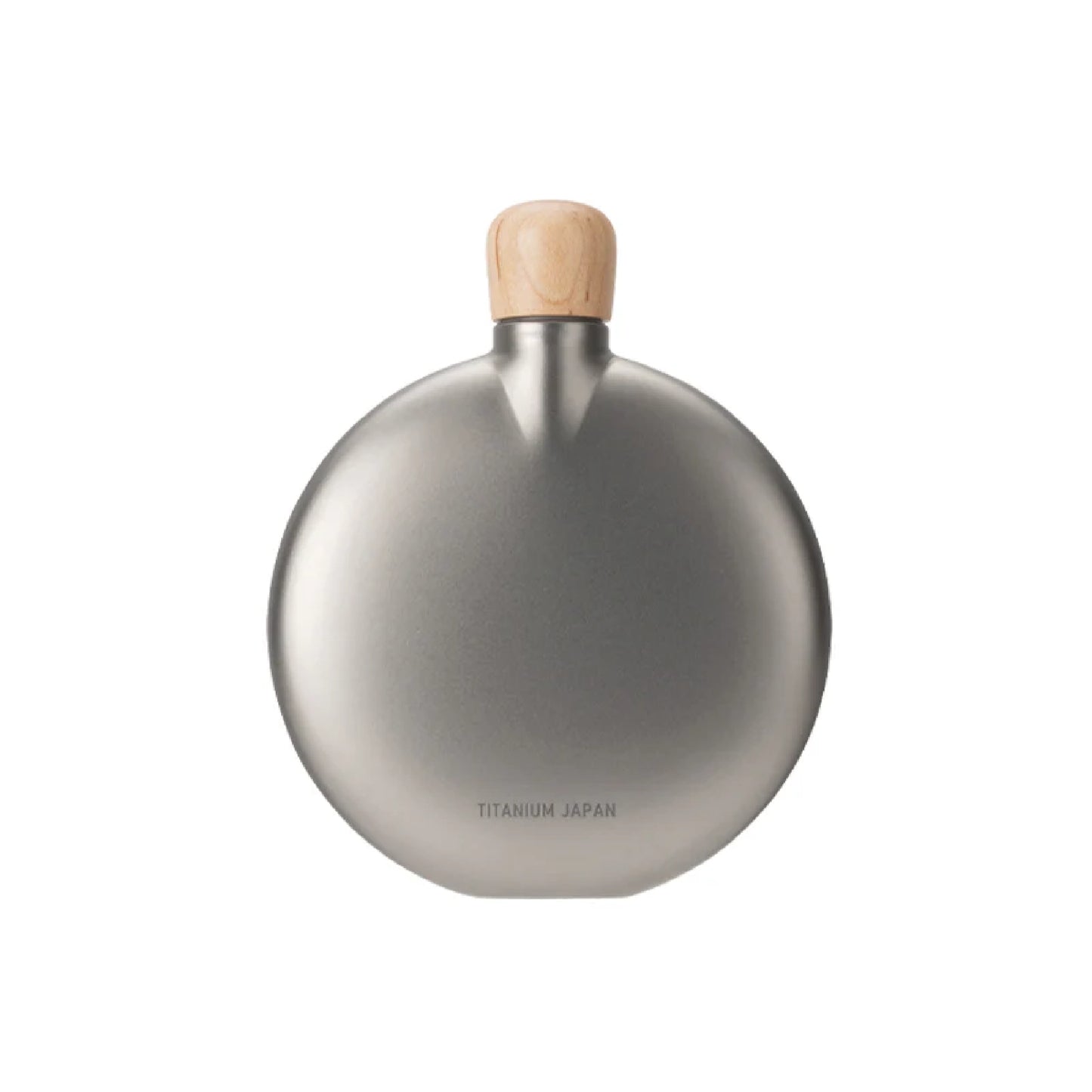 Snow Peak Round Titanium Flask, 150 ml