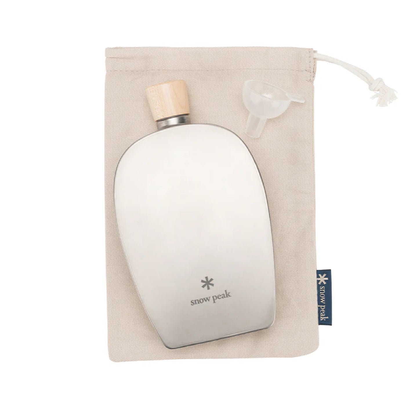 Snow Peak Round Titanium Flask, 250 ml