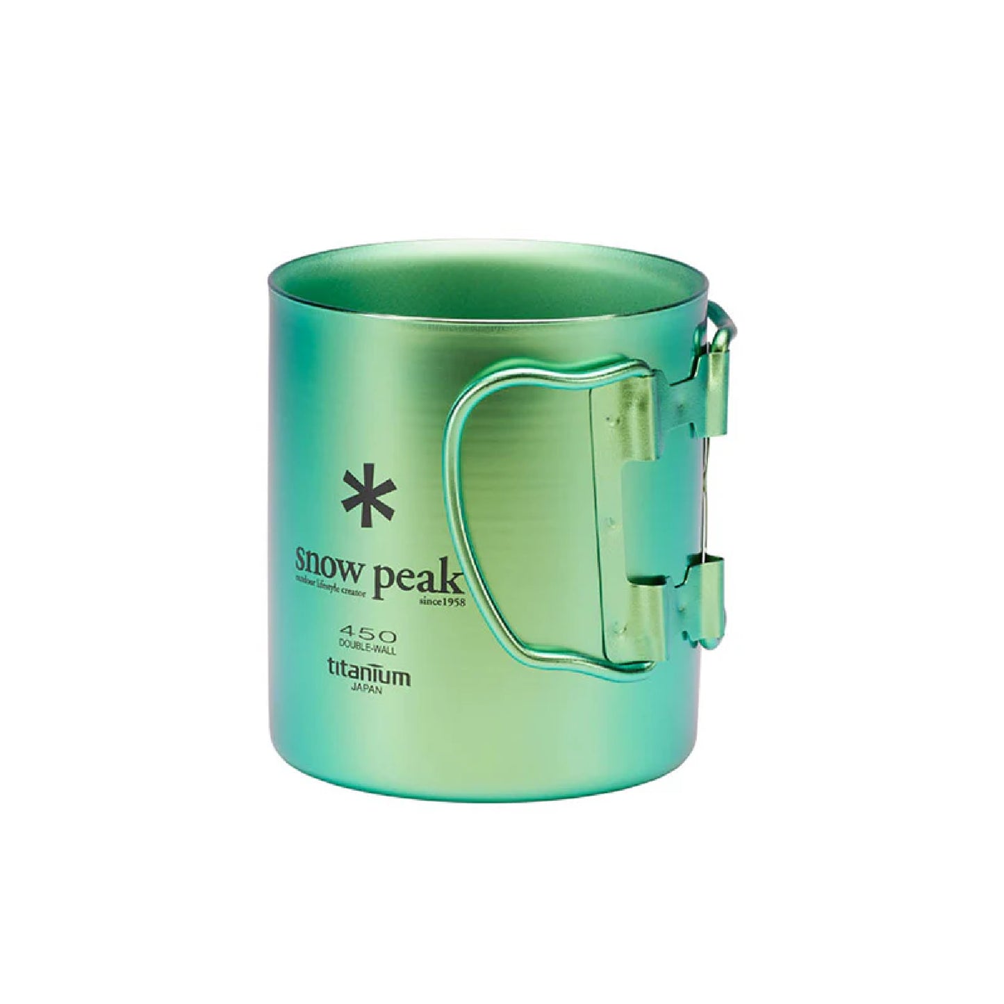 Snow Peak Ti-Double Anodized Mug 450 ml, Green