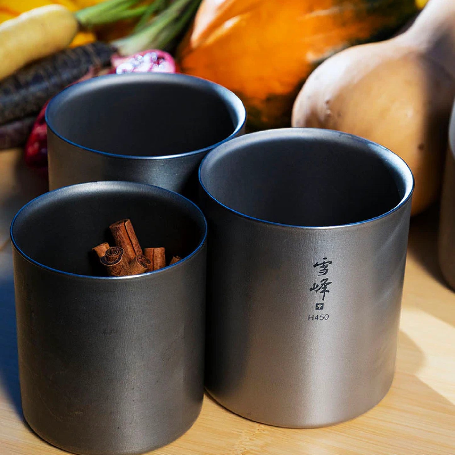 Snow Peak Ti-Double Stacking Mug H450