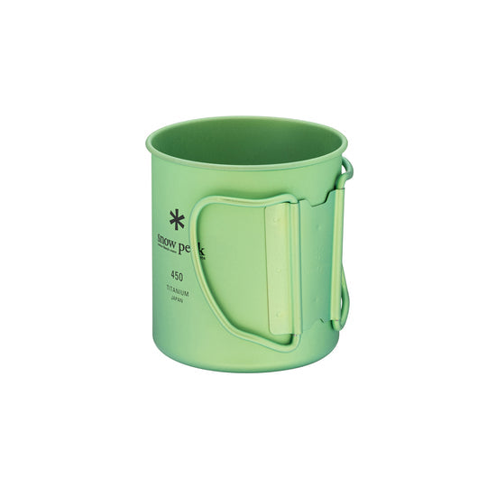 Snow Peak Ti-Single Anodized Cup 450 ml, Green