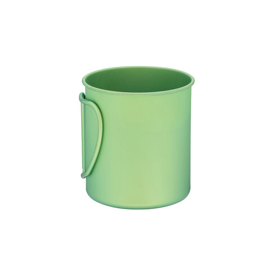 Snow Peak Ti-Single Anodized Cup 450 ml, Green