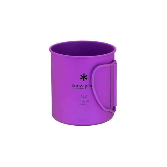 Snow Peak Ti-Single Anodized Cup 450 ml, Purple