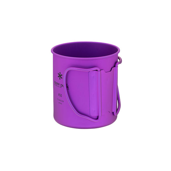 Snow Peak Ti-Single Anodized Cup 450 ml, Purple
