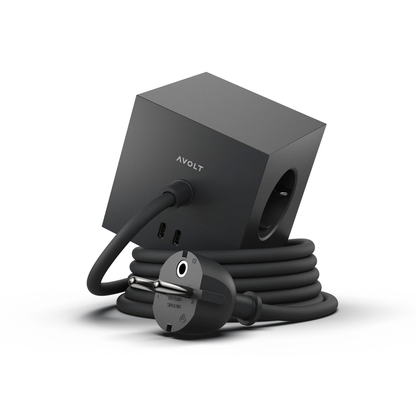 Avolt Square 1 Skjøteledning USB-C 1.8M (30W), Stockholm Black