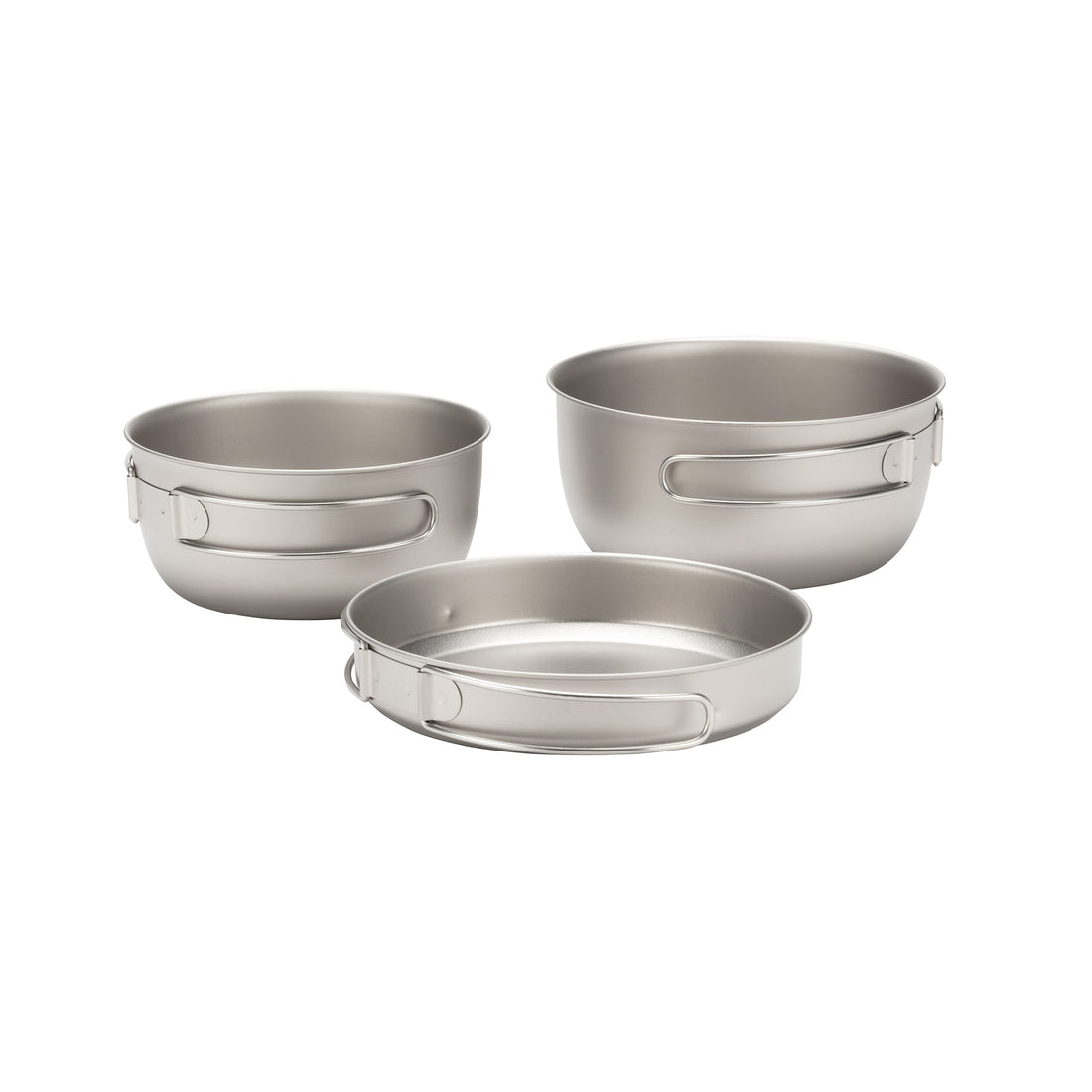 Snow Peak 3 Piece Titanium Cookset