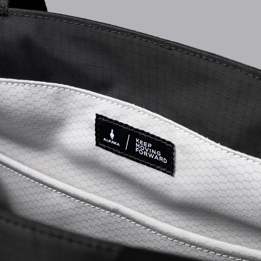 ALPAKA Elements Tote Axoflux 210D, Black/Grey, Small