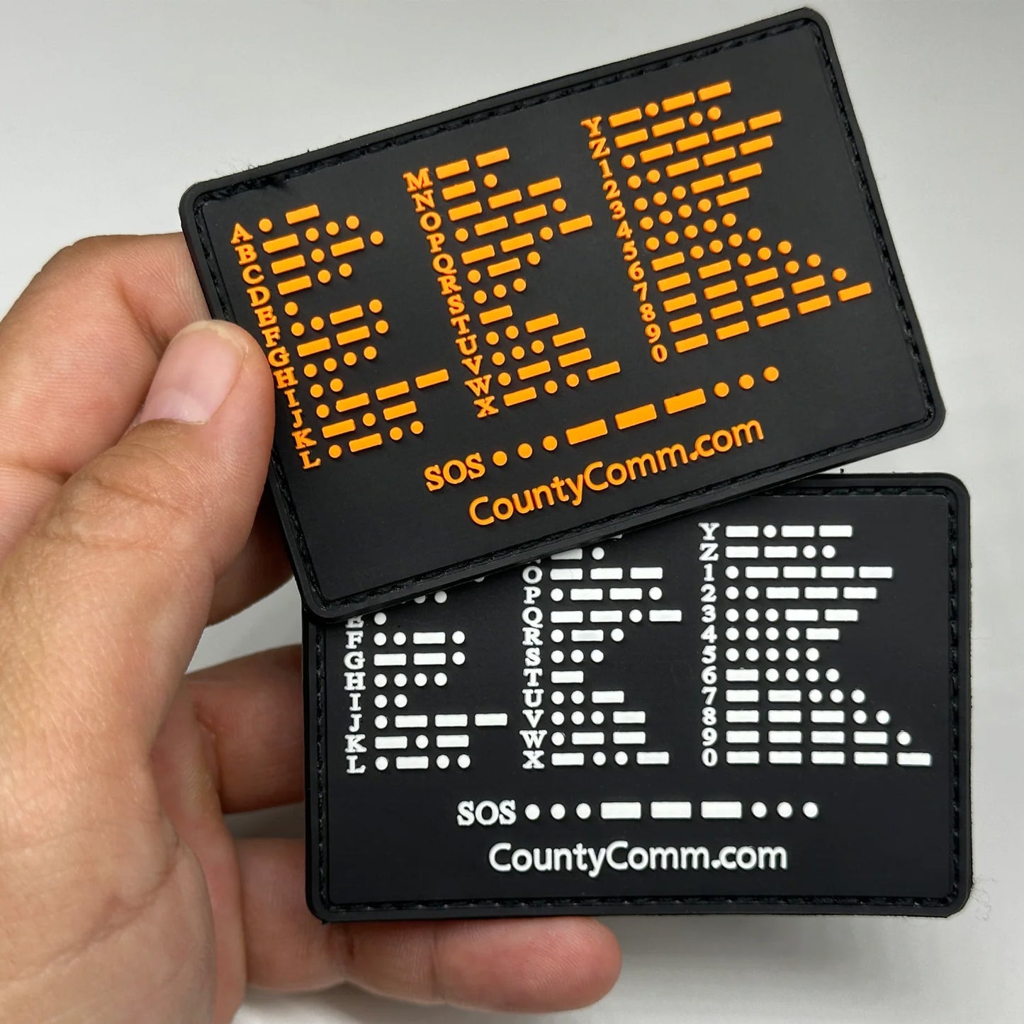 CountyComm Signal Sentry - Morse Code & SOS Patch, Glow