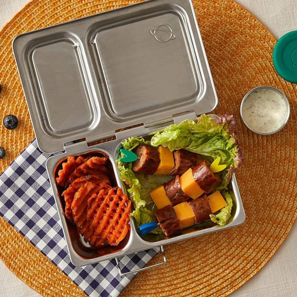 PlanetBox Shuttle Lunch Box, Stainless Steel