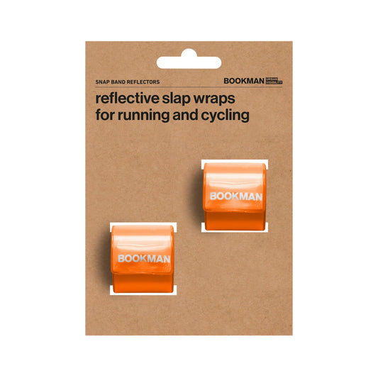 Bookman Urban Visibility Snap Band Reflectors, Orange