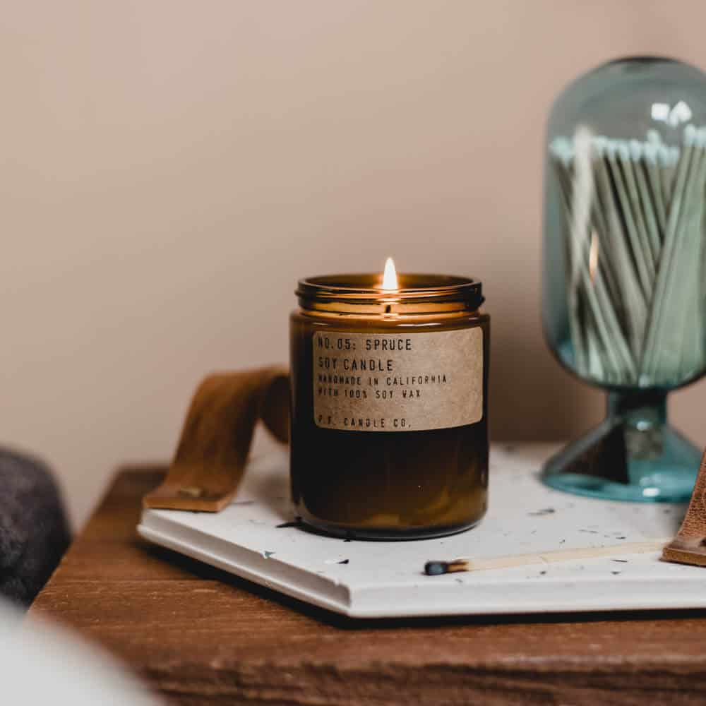 P.F. Candle Co. Duftlys, Spruce (limited edition)