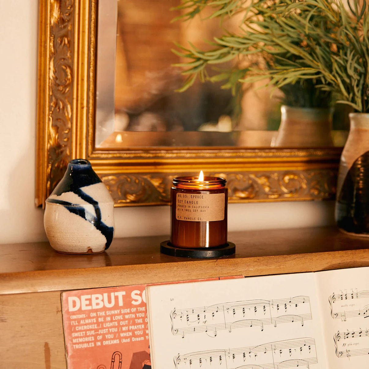 P.F. Candle Co. Duftlys, Spruce (limited edition)