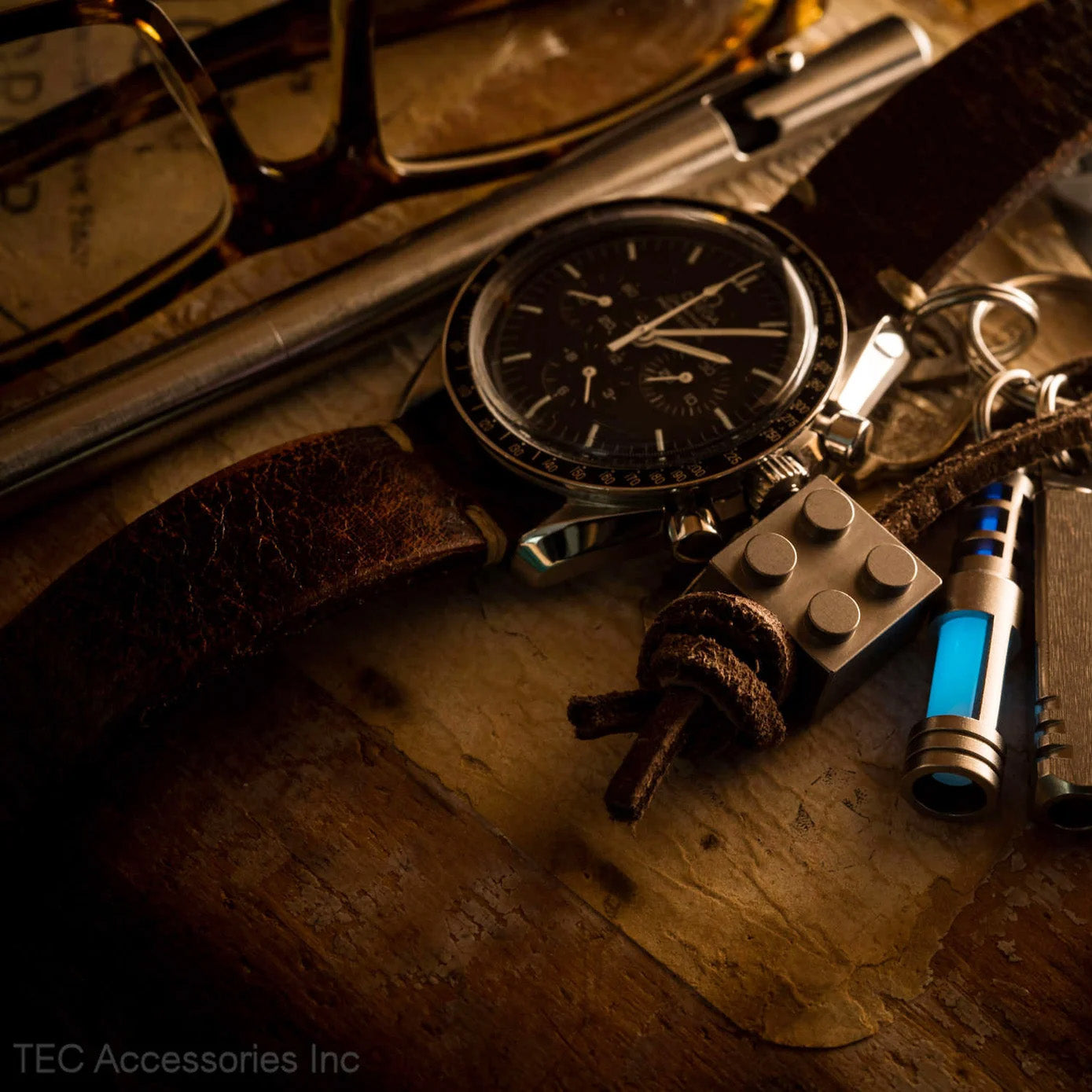 TEC-Accessoires T-Brick Lanyard Bead, Titanium