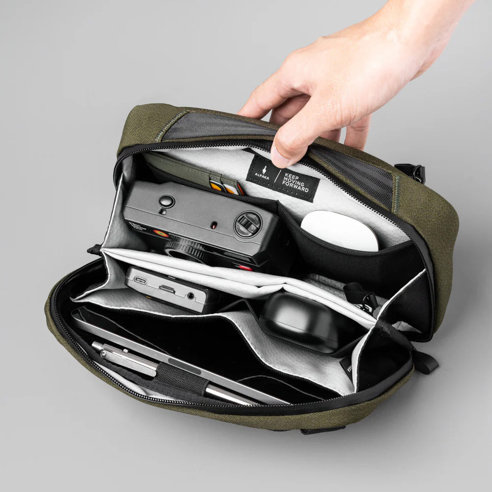 ALPAKA Elements Tech Case Max Axoflux 600D, Army Green