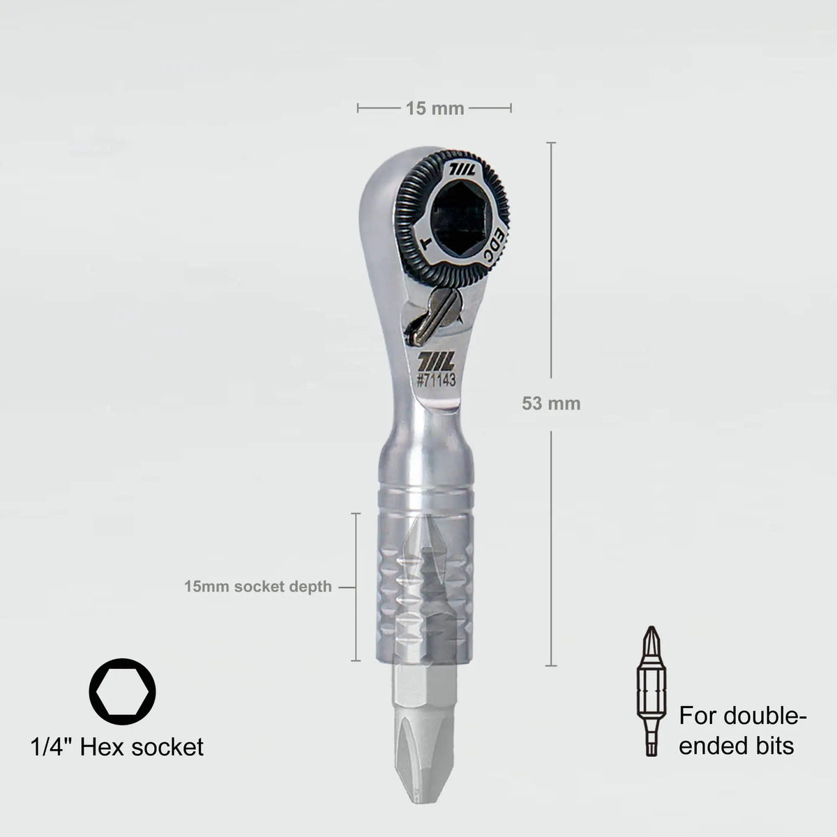 711L Mini Ratchet Wrench & Driver TG